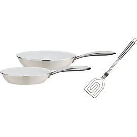 GSW Ceramica Color Pfannen-Set 3-tlg. weiß