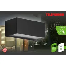 Telefunken LED Außen-Wandleuchte Monaco up/down schwarz