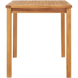 vidaXL Gartentisch 120 x 70 x 77 cm Teak Massivholz Braun
