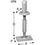 SIMPSON STRONG TIE Simpson Strong-Tie Stützenfüße - CPB40 5 Stk.)