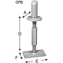 SIMPSON STRONG TIE Simpson Strong-Tie Stützenfüße - CPB40 5 Stk.)