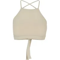 URBAN CLASSICS Ladies Triangle Top in Khaki, Größe XXL