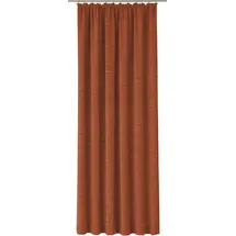 Wirth Vorhang WIRTH "Trondheim B", braun (rost), B:132cm H:155cm, Chenille, Polyacryl, Gardinen, nach Maß