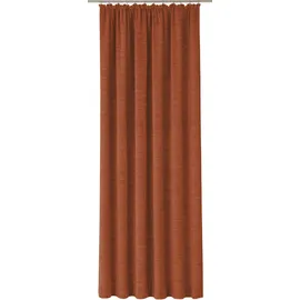 Wirth Vorhang WIRTH "Trondheim B", braun (rost), B:132cm H:155cm, Chenille, Polyacryl, Gardinen, nach Maß