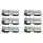 Roco 6-tlg. Set: Selbstentladewagen Falns GATX 6600220 H0