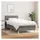 vidaXL Boxspringbett 100 x 200 cm Dunkelgrau