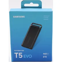 Samsung T5 EVO 8 TB USB-C 3.2 schwarz MU-PH8T0S