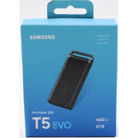 Samsung T5 EVO 8 TB USB-C 3.2 schwarz MU-PH8T0S