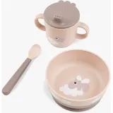 Done by Deer Foodie Geschirr-Set Happy clouds rosa