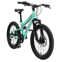 Bikestar Kinder Fully Mountainbike 20 Zoll ab 6 Jahre | 7 Gang Shimano, Scheibenbremsen | Mint