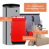 Atmos - Pelletkessel Rundum Sorglos Paket P14 Heizung Warmwasser Solar Kessel Heizung