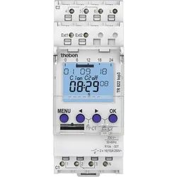 Theben 6220130 Zeitschaltuhr digital Wochenprogramm 2600 W IP20 Countdown-Funktion, Gangreserve, Ext