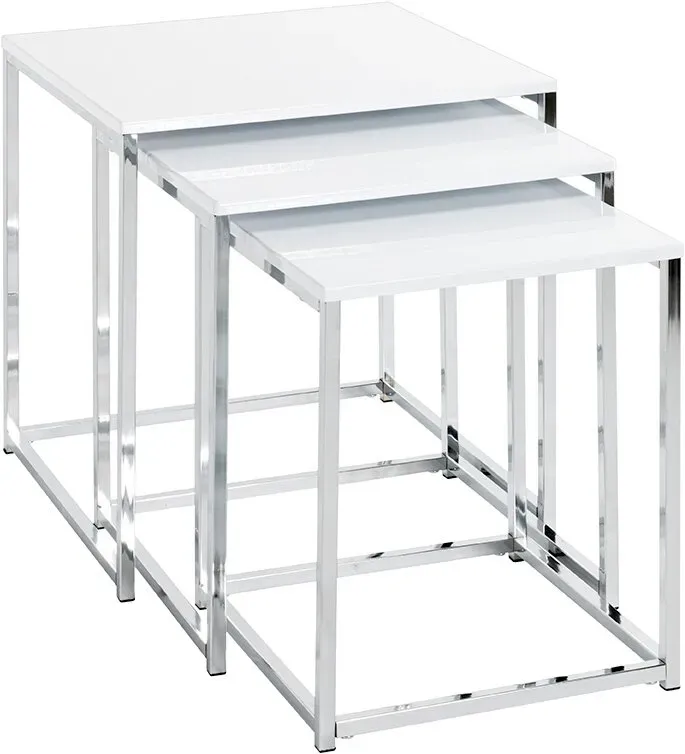 Zurbrüggen 3-Satz-Tisch - B/H/T ca. 39.00x42.00x39.00