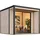 Karibu Gartenhaus Saturn 2,76 x 2,76 m Natur/Anthrazit