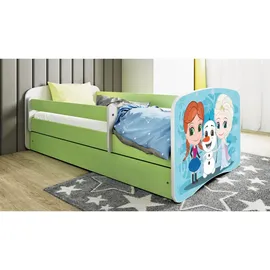 raumhirsch furniture Kinderbett 80 x 160 cm Holzwerkstoff grün