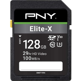 PNY SDXC Elite-X 128GB Class 10 UHS-I