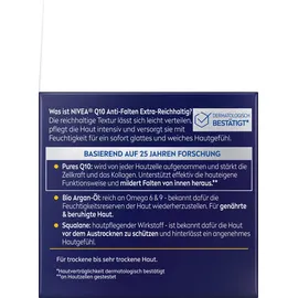 NIVEA Q10 Nachtcreme straffende Gesichtspflege 50 ml
