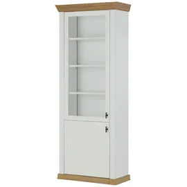 Schöner Wohnen Vitrine Andra 62 x 43 x 207 Holzfarben