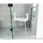 Eschenbach Duschhocker laguna mit Armlehne 150 kg höhenverstellbar weiß
