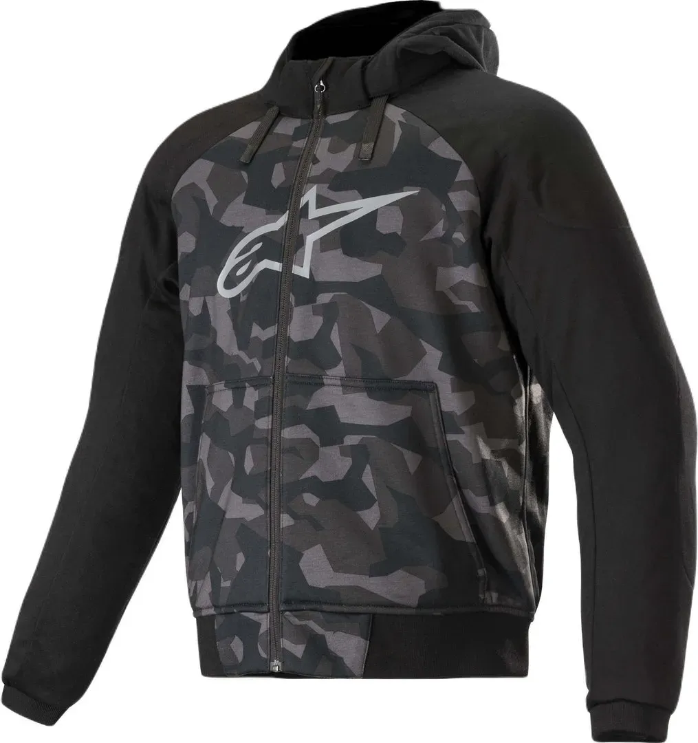 Alpinestars Chrome Camo Sport Motorrad Zip Hoodie