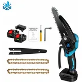 Akku-Kettensäge 1200W Elektrische Kettensäge, 6 Zoll kabellose Mini-Elektro-Kettensäge für Makita 18V - Einstellbare Geschwindigkeit zum