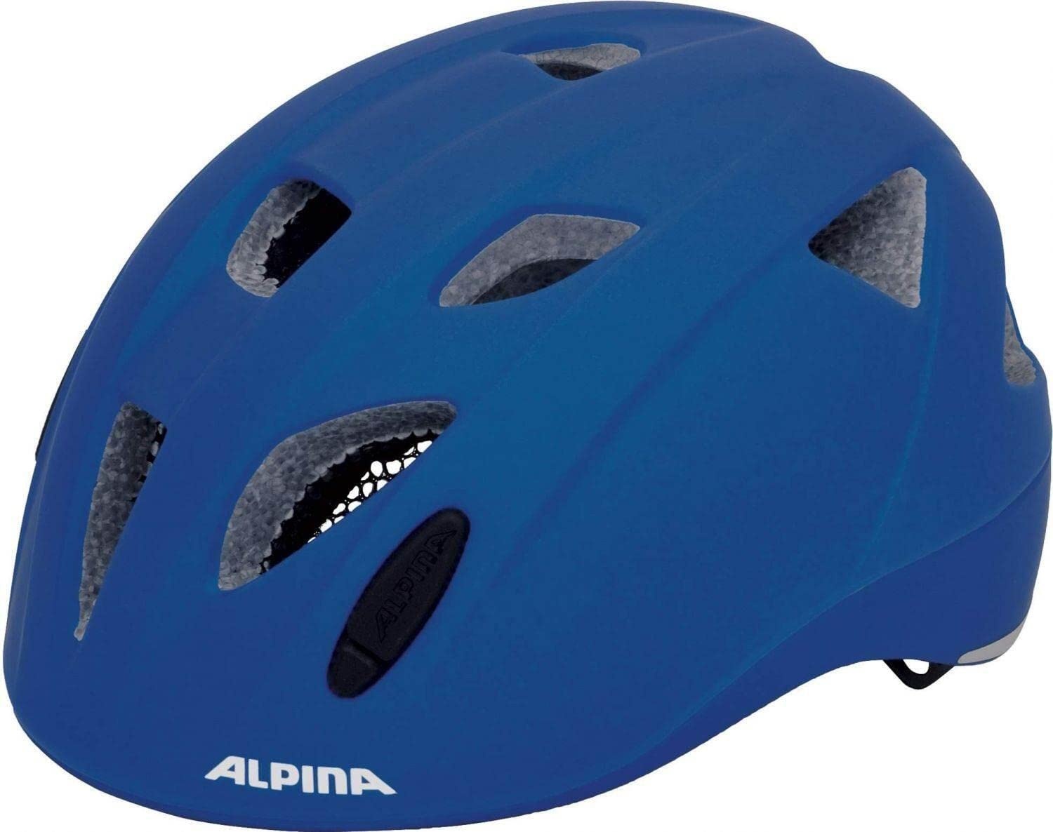 ALPINA XIMO L.E. - Leichter, Sicherer & Bruchfester Fahrradhelm Mit Optionalen LED-Licht Für Kinder, blue matt, 47-51 cm