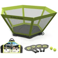 paddlesmash 2in1 Pickleball & Roundnet Spiel mit faltbarer Basis (Ø 90 cm)