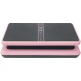 Vibrationsplatte 200W Rüttelplatte Übungsmaschine mit Widerstandsbänder and Fernbedienung 1-99 Geschwindigkeitsstufen & 15 Min Timer, für Heims und Fitnessstudios (Pink)