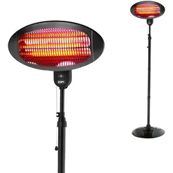 Outdoor Quartz Herd mit Fuß - 2000W - EDM