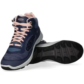 Keen Damen Terradora Flex Mid Waterproof Wanderstiefel, Vintage Indigo/Peachy Keen - 40