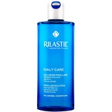 Rilastil Daily Care Beruhigende Mizellenlösung, Gesichts-Augen-Make-up-Entferner ohne Ausspülen für empfindliche und reaktive Haut, Packung mit 400 ml