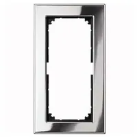 Merten Metallrahmen 2fach Chrom