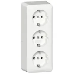 Gira SCHUKO-Dreifachsteckdose 16 A 250 V~ (reinweiß)