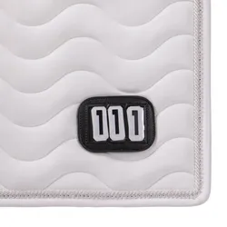 QHP Schabracke mit Startnummer - weiss - Dressur Full