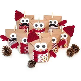 Pajoma DIY-Adventskalender Christmas Owl red