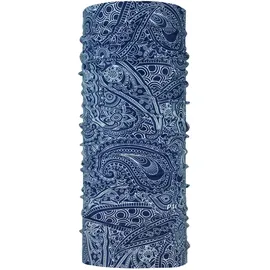 P.A.C. Original Arwana Dark Blue Multifunktionstuch - nahtloses Mikrofaser Halstuch, Unisex, 10 Tragemöglichkeiten - Einheitsgröße