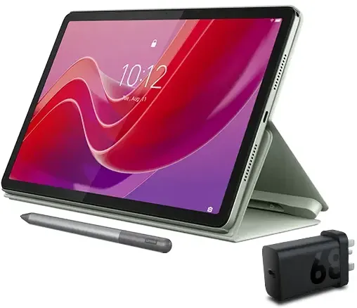 Lenovo Tab M11 4GB 128GB Wifi - Luna Grey + Pen, Charging Adaptor + Folio Green MediaTek Helio G88 Processor 2.00 GHz , Android, 128 GB eMMC - M11BUNDLE5UK