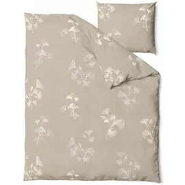 Traumschlaf Constance Floral Beige 135 x 200 cm + 80 x 80 cm