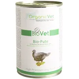 organicVet BioVet Bio-Pute mit Bio-Reis 6 x 400 g