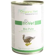 organicVet BioVet Bio-Pute mit Bio-Reis 6 x 400 g