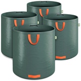 Gardebruk Gartensack 500L 2x 2er Set = 2000L | 4 Griffe | Gartentasche Laubsack