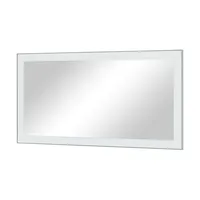 Möbel Kraft Wandspiegel SANTINA 120 x 60 cm Weiß