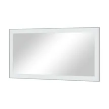 Möbel Kraft Wandspiegel SANTINA 120 x 60 cm Weiß