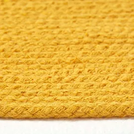 Homescapes TEPPICH geflochten oval 60/90 cm,