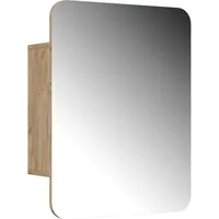 Vicco Badspiegelschrank Zino, Goldkraft Eiche, 65 x 50 cm
