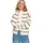 Zero Strickjacke mit Streifen Patch Cream/Dark Blue L
