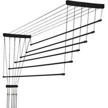 Kadax Deckenwäschetrockner, Wäschetrockner für die Decke 6, 6x120/schwarz