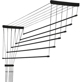 Kadax Deckenwäschetrockner, Wäschetrockner für die Decke 6, 6x120/schwarz