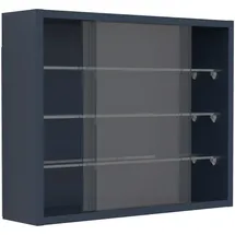 VCM Wandvitrine Drivalo, Anthrazit, H. 40 x B. 50 x T. 12 cm, hängend, Wohnzimmer, Wohnwände, Vitrinenschränke