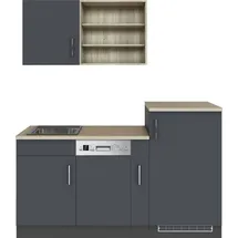 kochstation Küchenzeile KS-Mali 170 cm grau